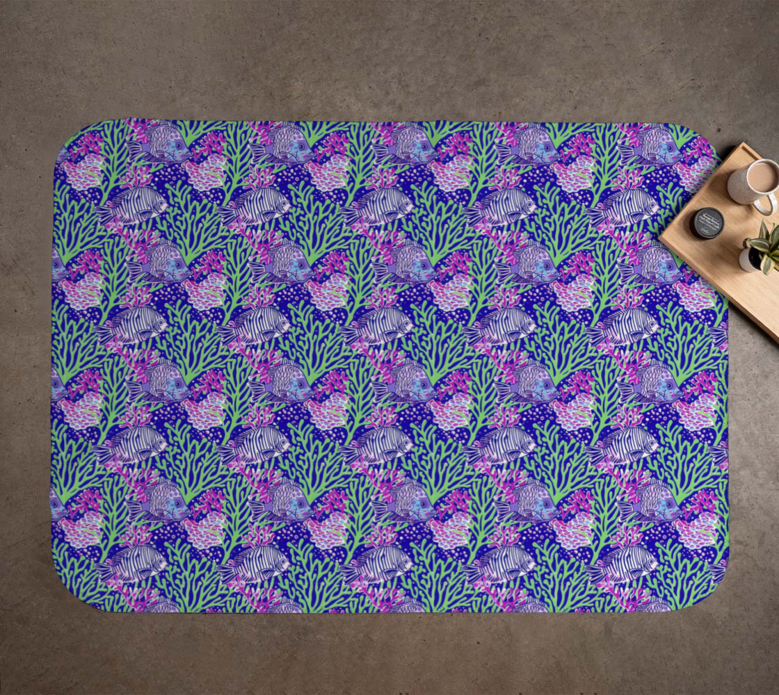 Fish in Green Coral Blanket