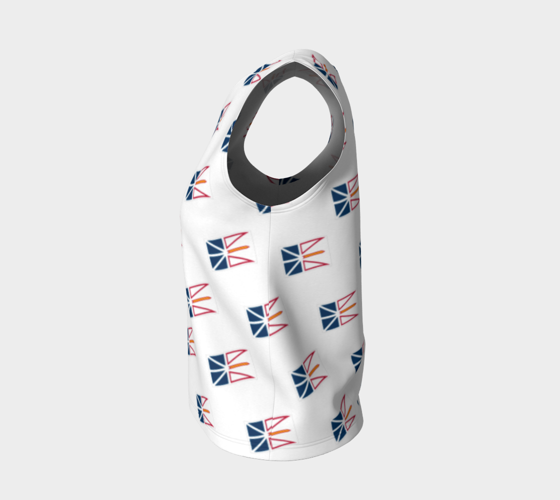 Newfoundland Flag Long Loose Tank Top 269