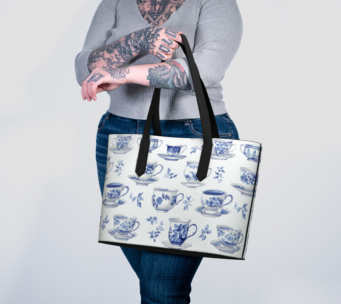 316 Vegan Leather Tote Bag