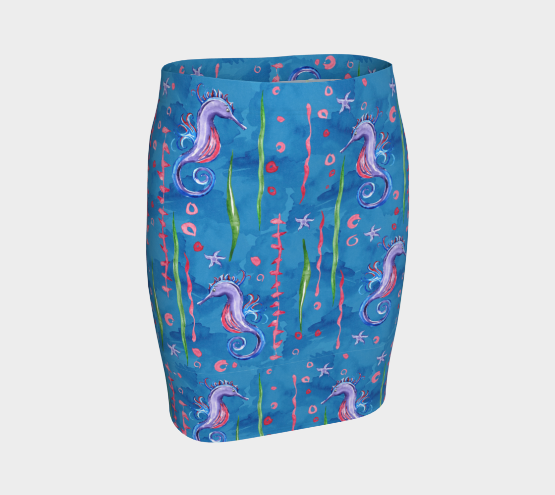 Seahorse Fitted Skirt 245