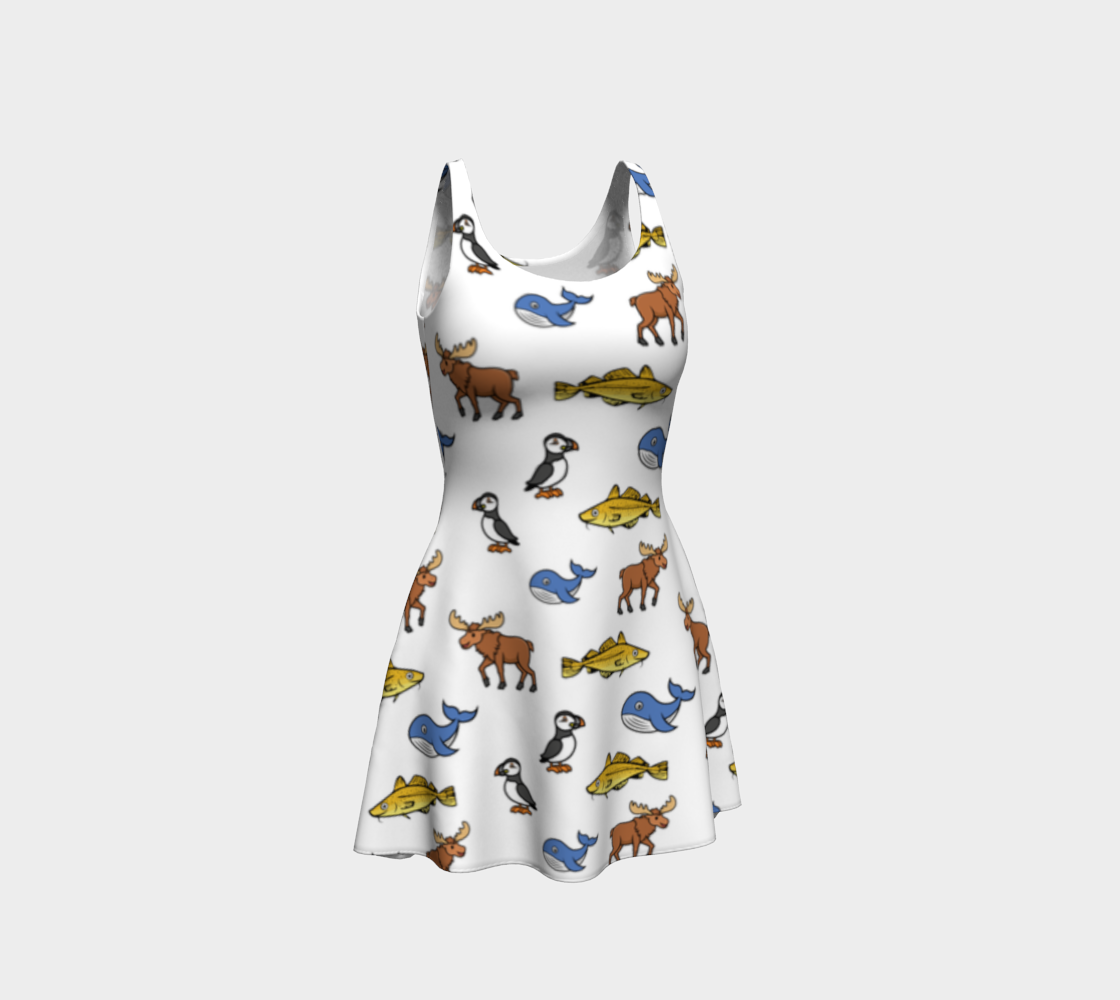 211 NL Critters Flare Dress