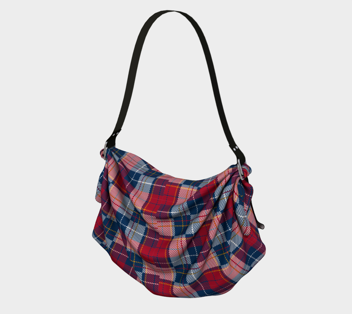 My Red/Blue Pattern Origami Tote
