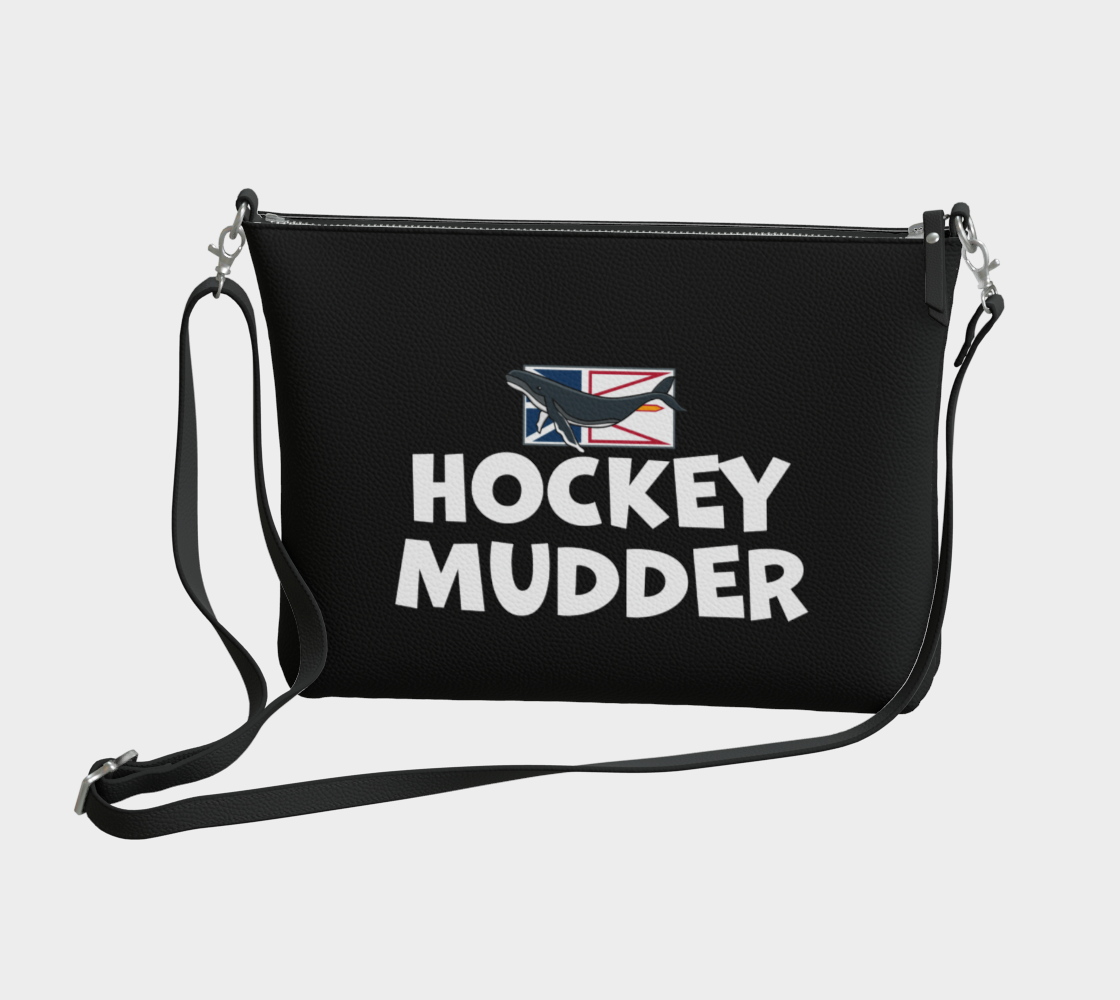 Hockey Mudder Vegan Leather Crossbody Purse