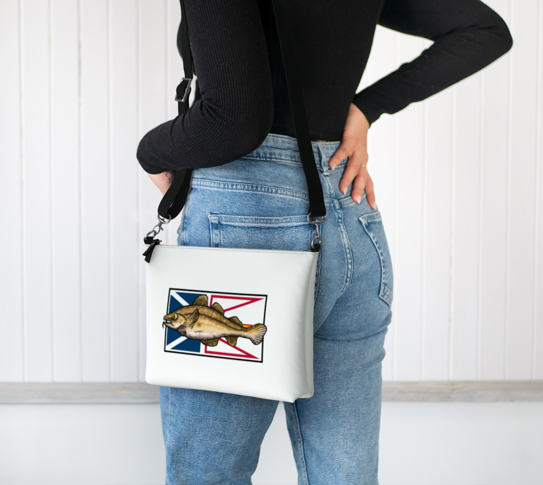 Newfoundland COD Vegan Leather Crossbody Purse