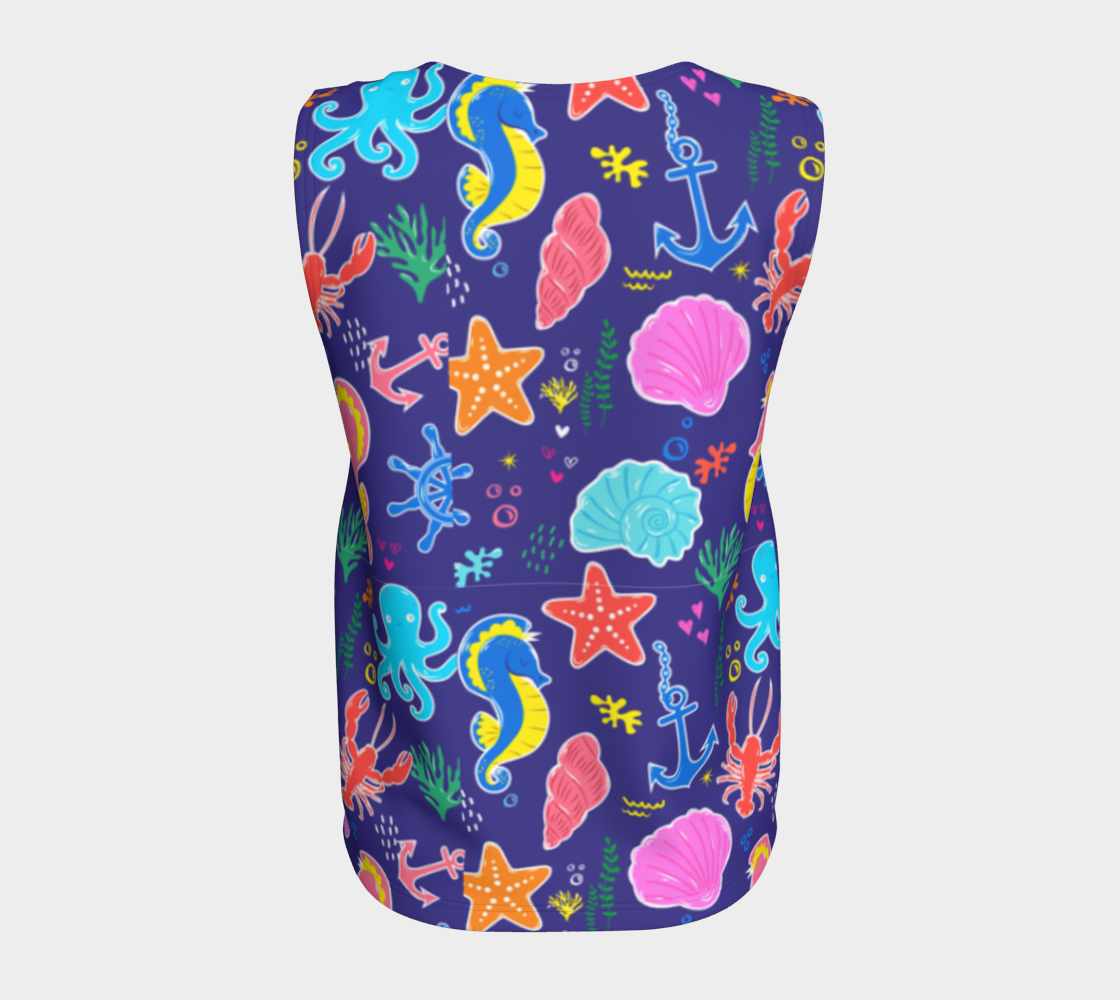 Royal Blue Under the Sea Leggings 247