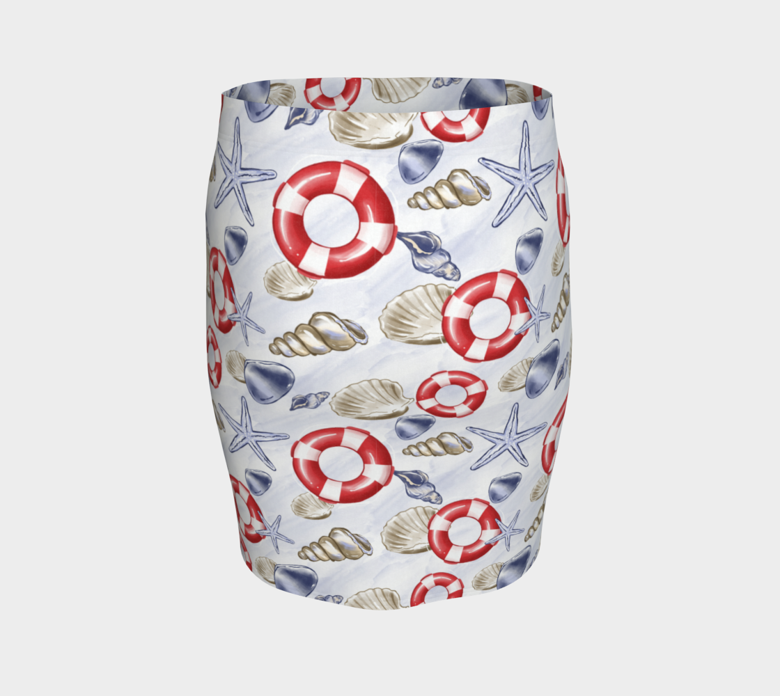 Nautical Watercolor Capris