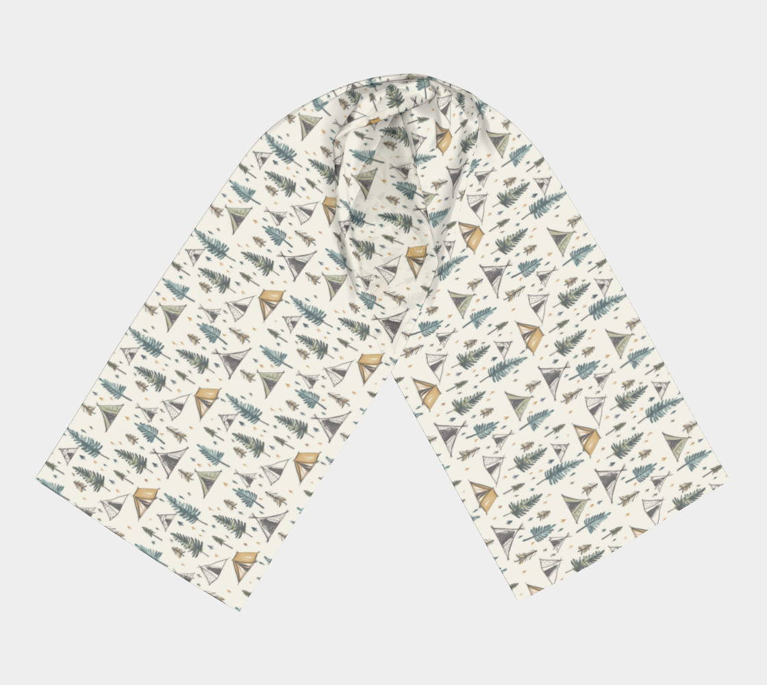 Tents Long Scarf