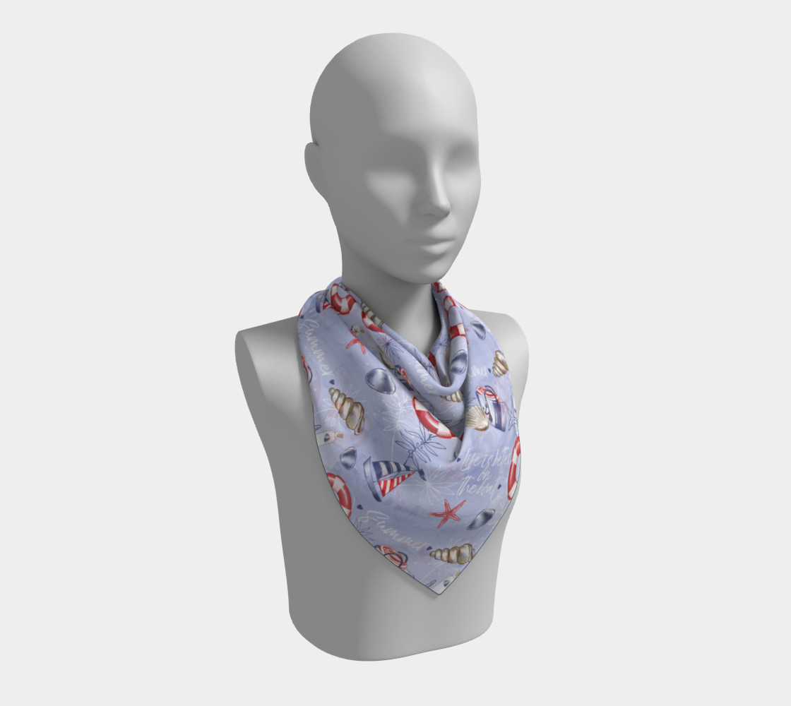 Life is better on the Boat Square Scarf