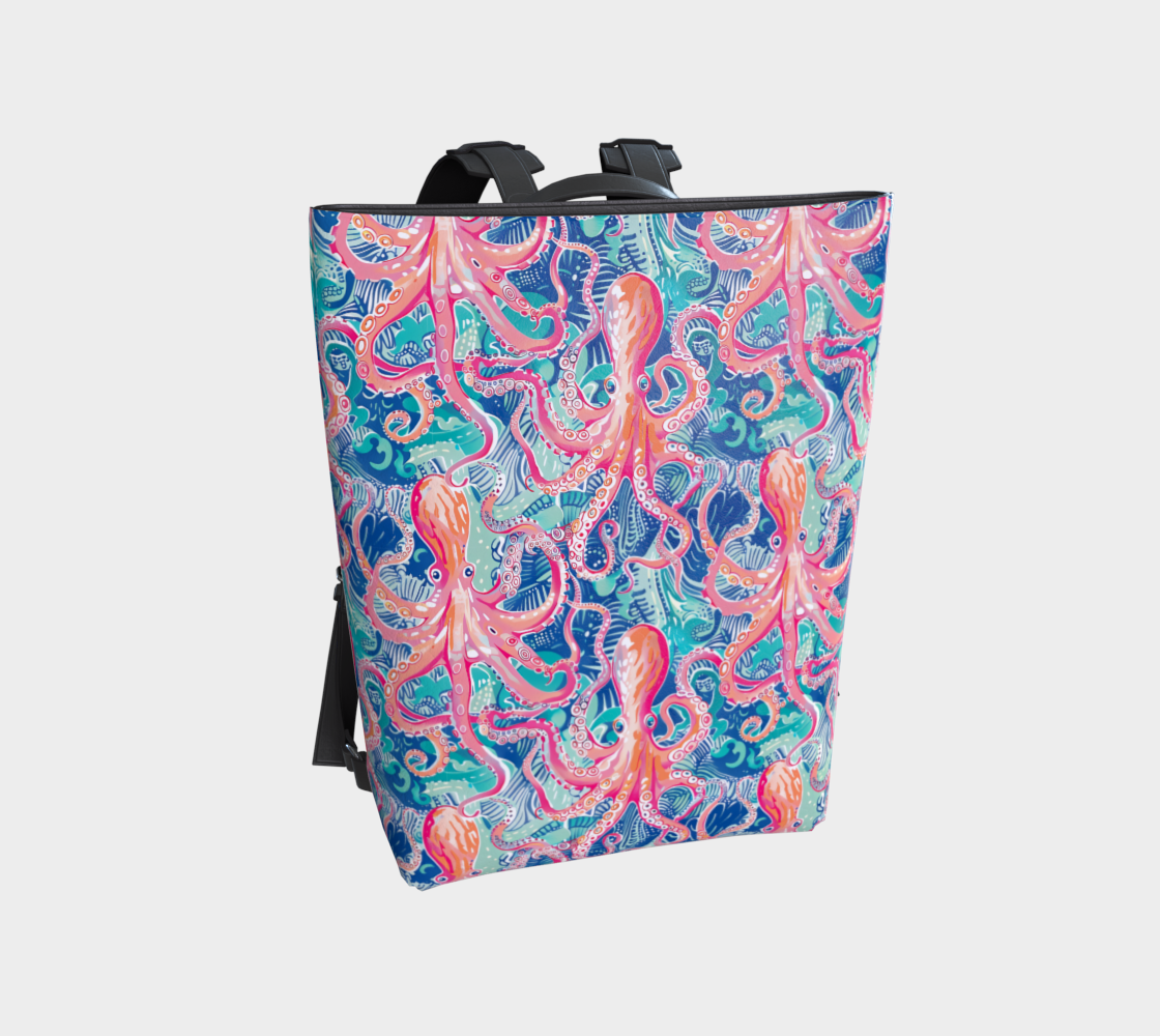 octopus backpack black