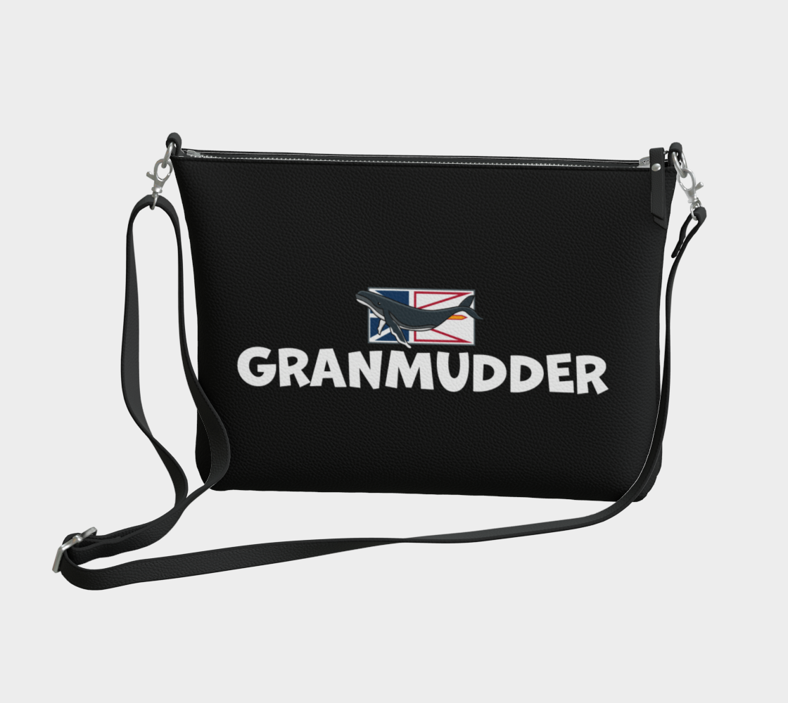 Granmudder Vegan Leather Crossbody Purse