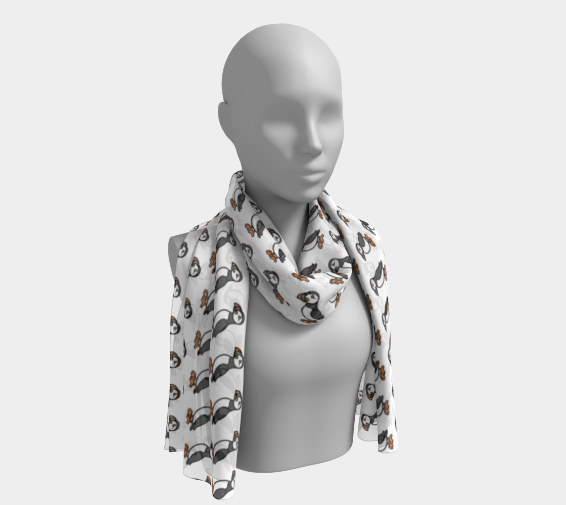 Puffin Square Scarf