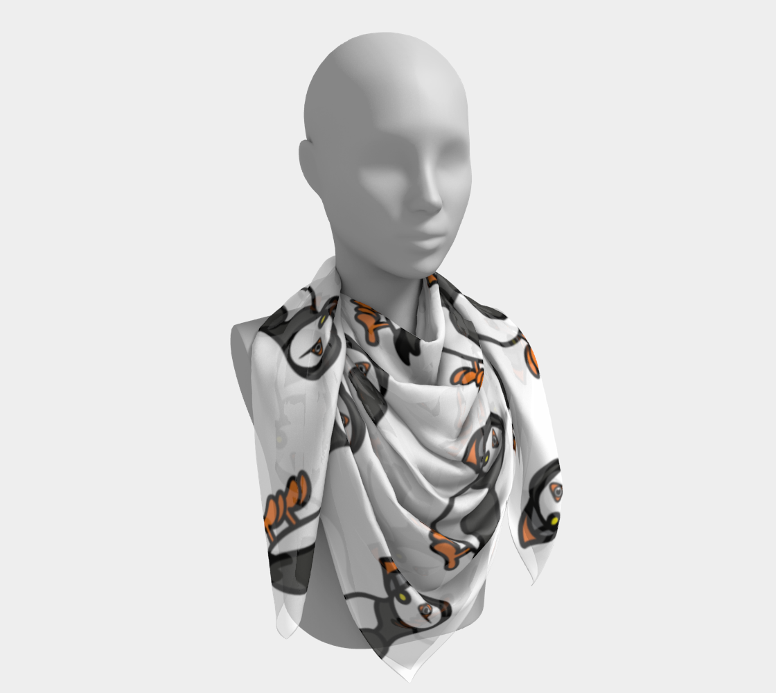 Puffin Square Scarf