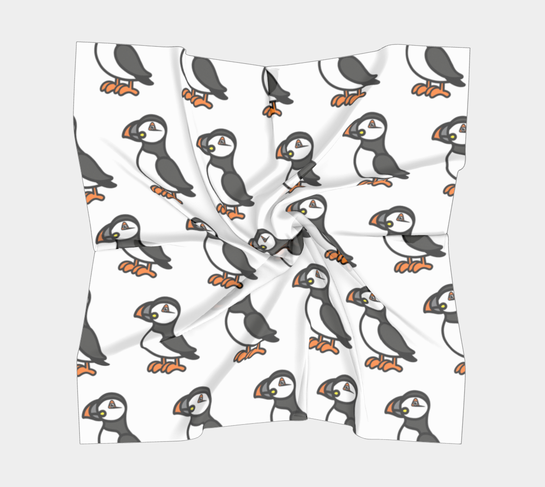 Puffin Square Scarf