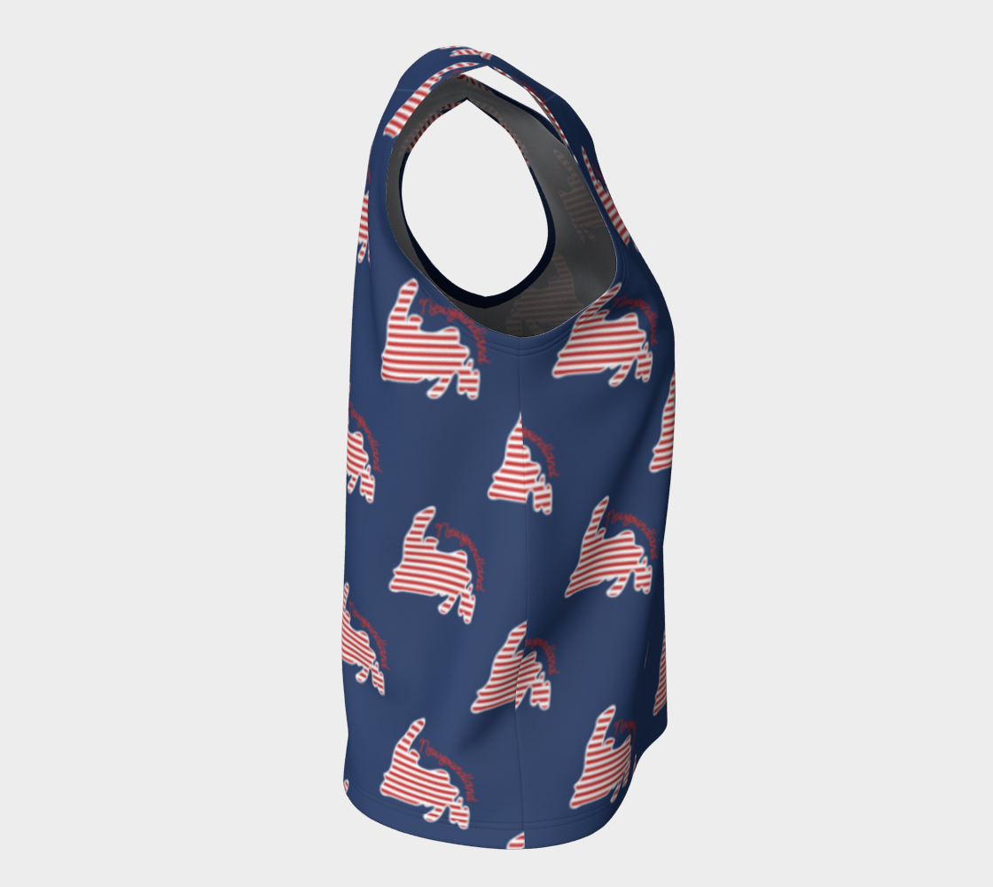118 Navy NL Loose Tank Top