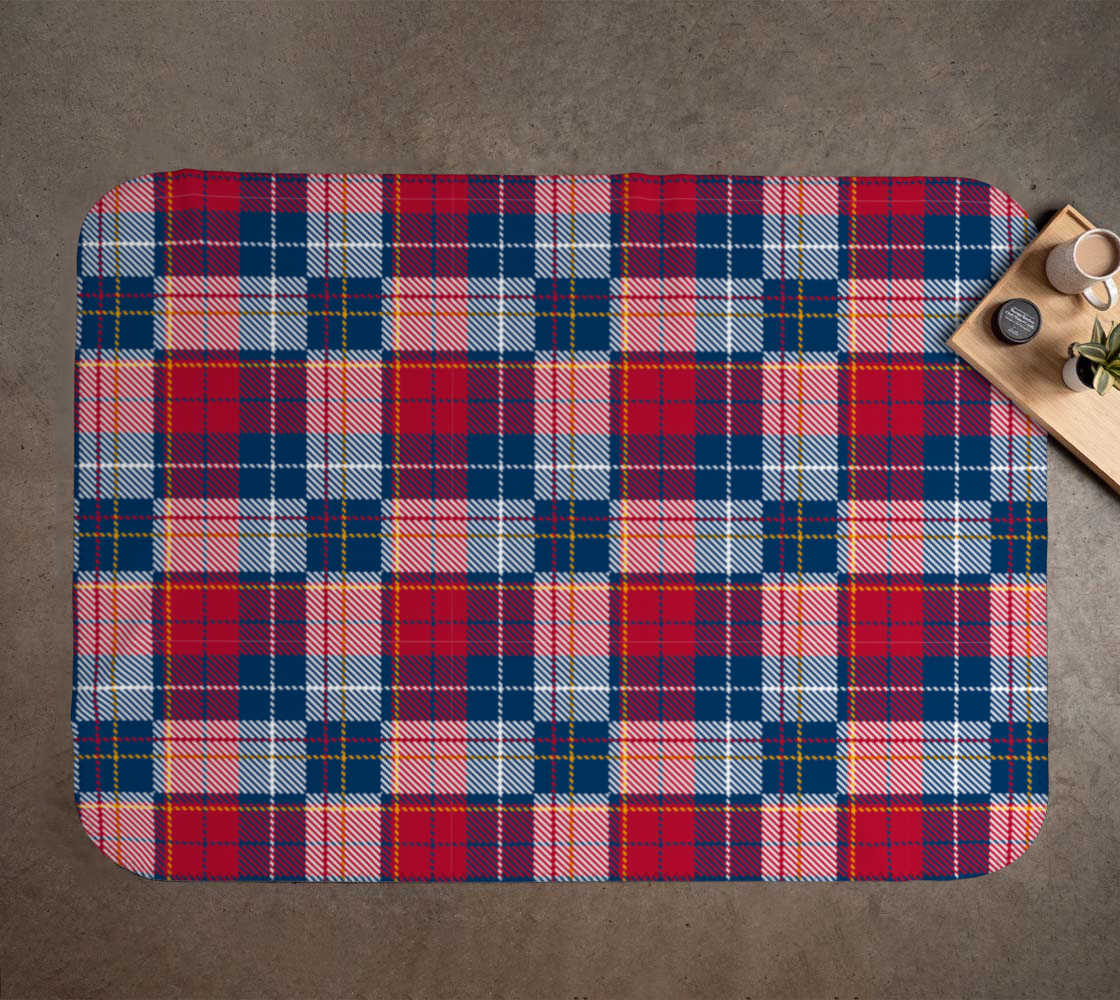 My Red/Blue Pattern Blanket