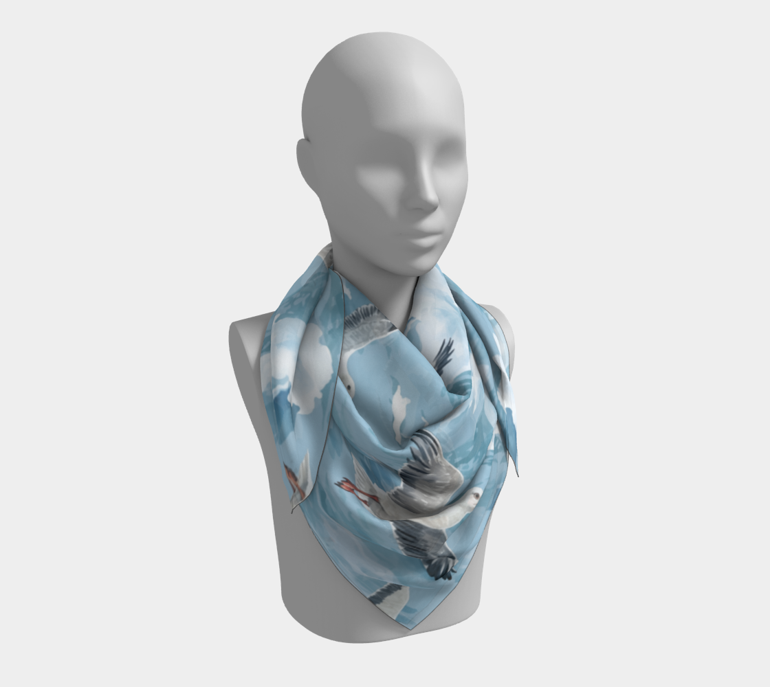 Seagull Square Scarf