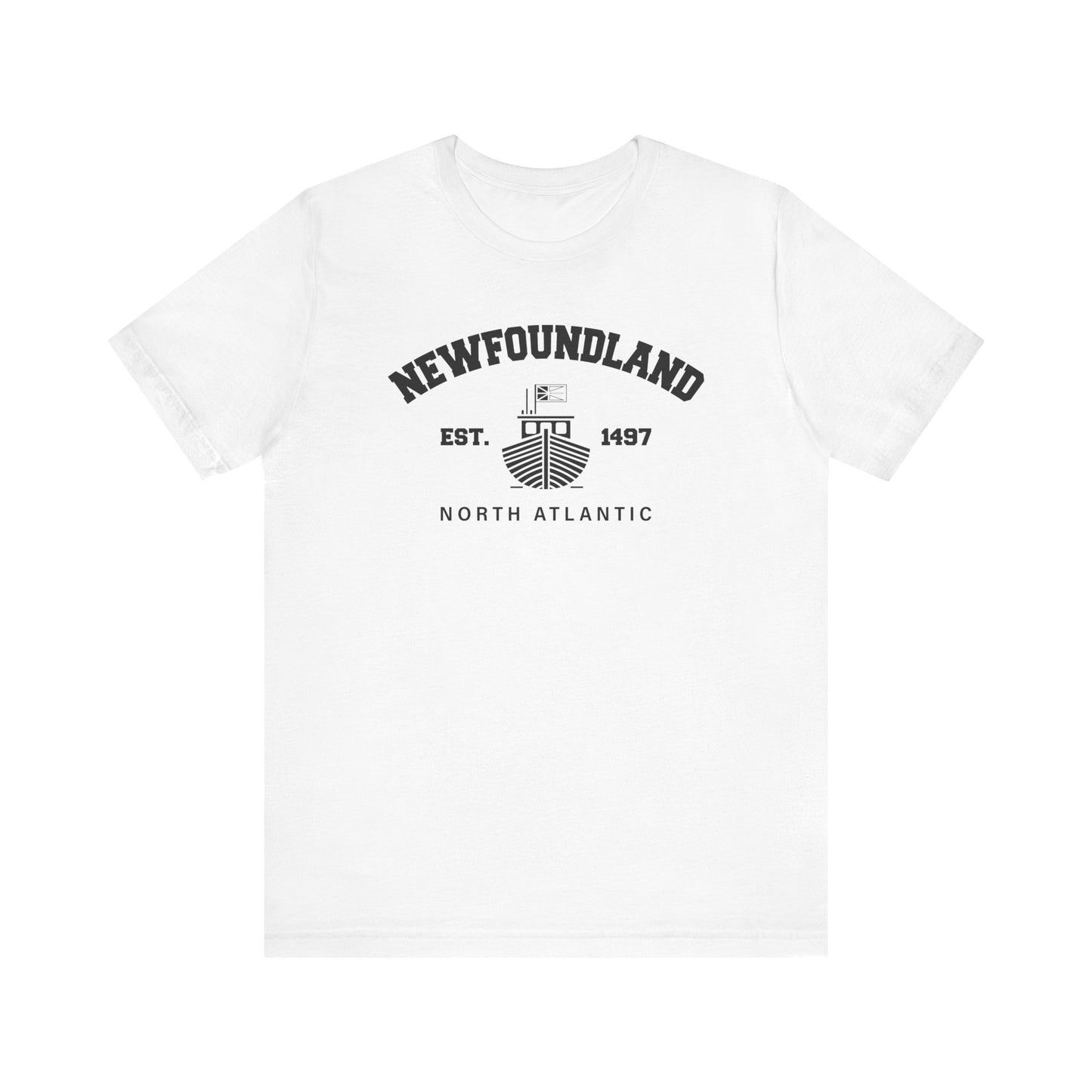 Newfoundland Vintage Graphic Tee - Unisex Short Sleeve Shirt
