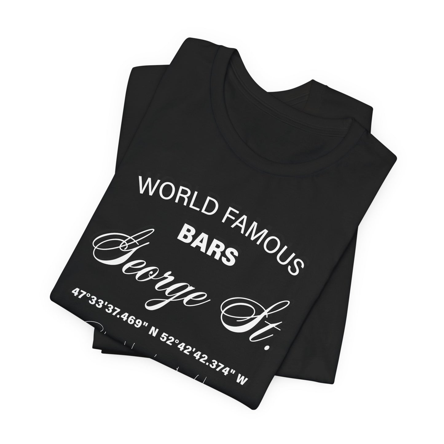 George St. Bar Tee | Unisex Jersey Short Sleeve T-Shirt | Casual & Stylish Wear