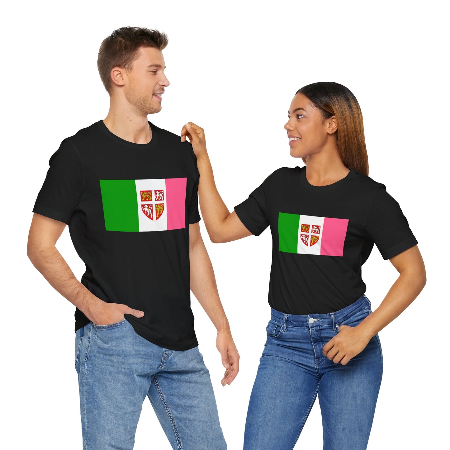 Newfoundland Flag with Coat of Arms T-Shirt