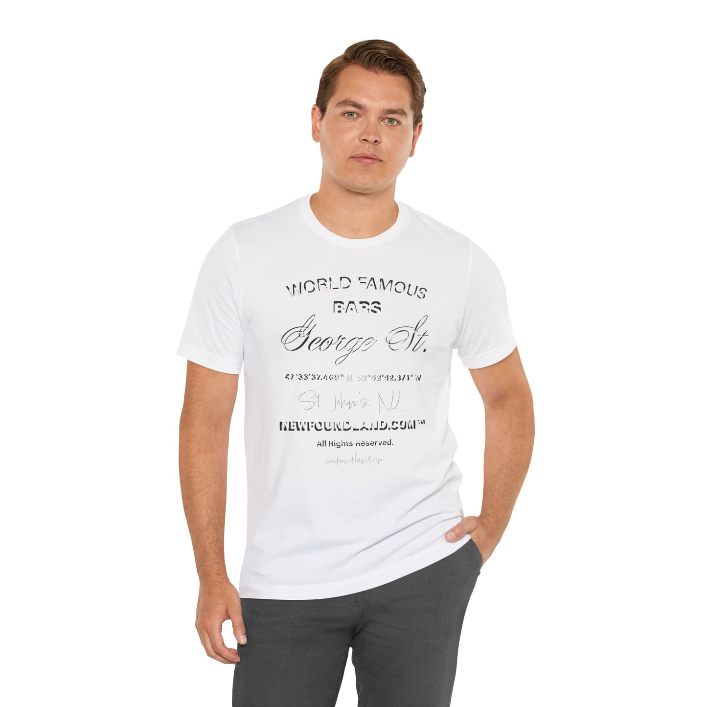 George St. Bar Tee | Unisex Jersey Short Sleeve T-Shirt | Casual & Stylish Wear