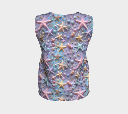 Lilac Starfish Loose Tank Top