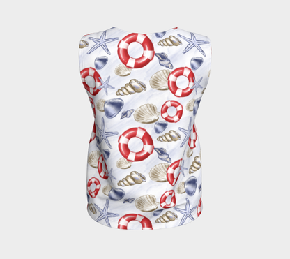 Nautical Watercolor Capris