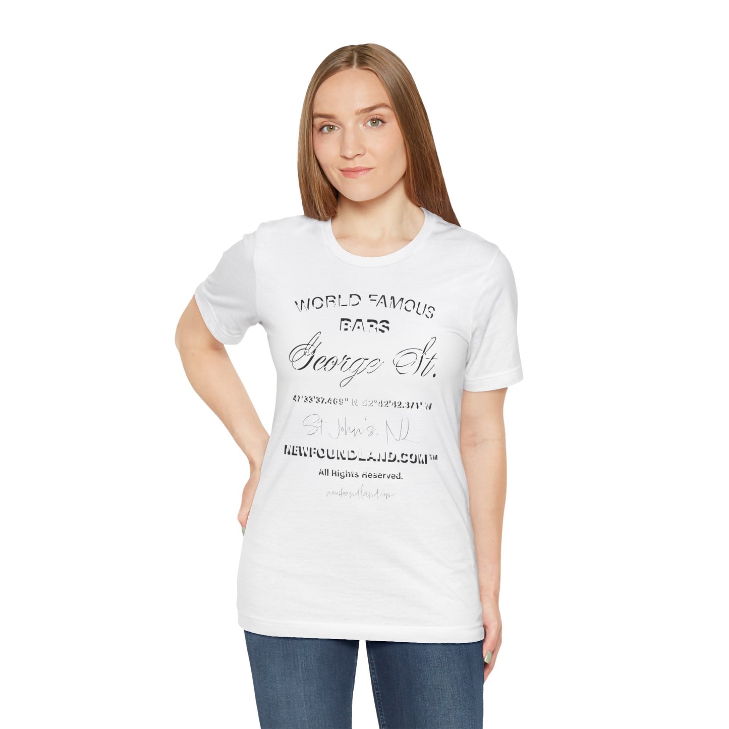 George St. Bar Tee | Unisex Jersey Short Sleeve T-Shirt | Casual & Stylish Wear
