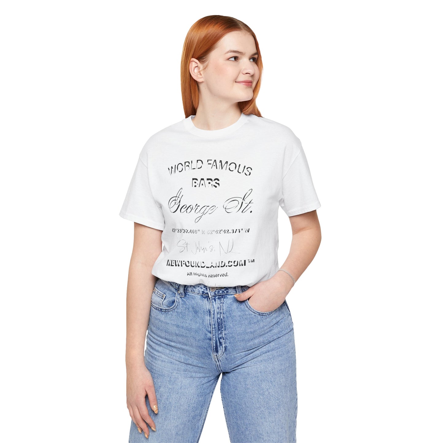 George St. Bar Tee | Unisex Jersey Short Sleeve T-Shirt | Casual & Stylish Wear