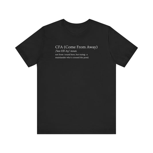 "CFA" Definition T-Shirt