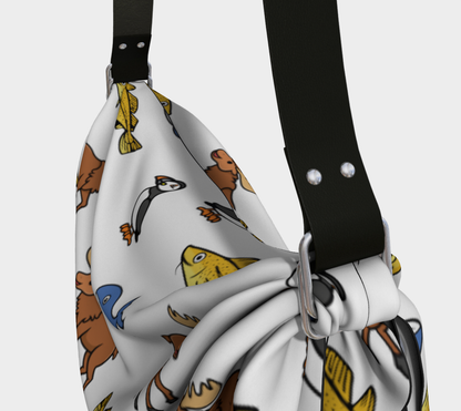Multi-wildlife origami tote