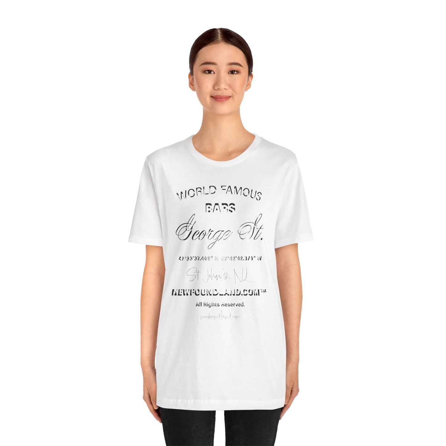 George St. Bar Tee | Unisex Jersey Short Sleeve T-Shirt | Casual & Stylish Wear