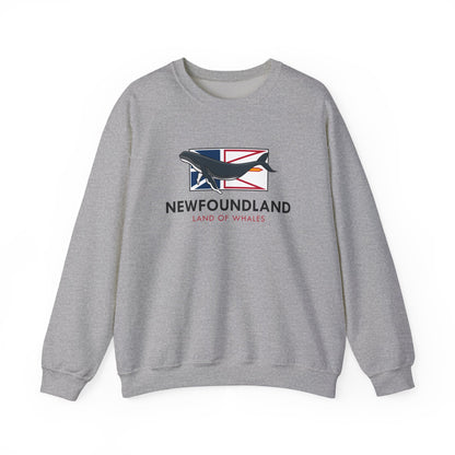 Newfoundland Whale Flag Sweatshirt