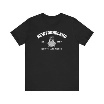 Newfoundland Vintage Graphic Tee - Unisex Short Sleeve Shirt