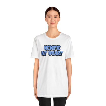Graffiti "Newfie at Heart" T-Shirt