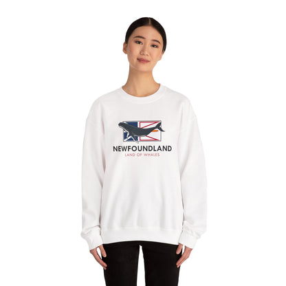 Newfoundland Whale Flag Sweatshirt