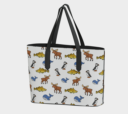 Multi-wildlife icon tote
