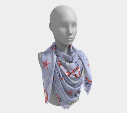 Life is better on the Boat Square Scarf