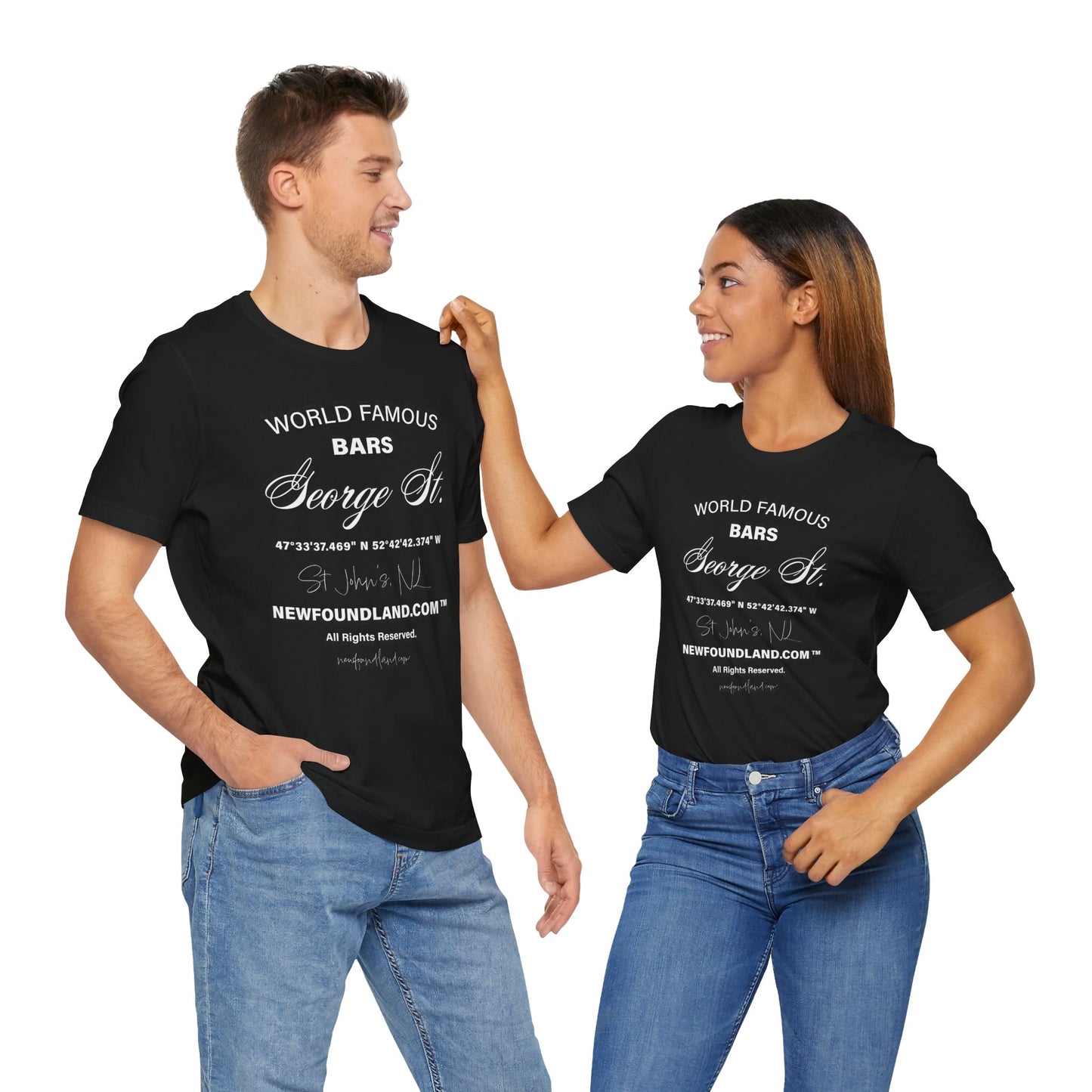 George St. Bar Tee | Unisex Jersey Short Sleeve T-Shirt | Casual & Stylish Wear