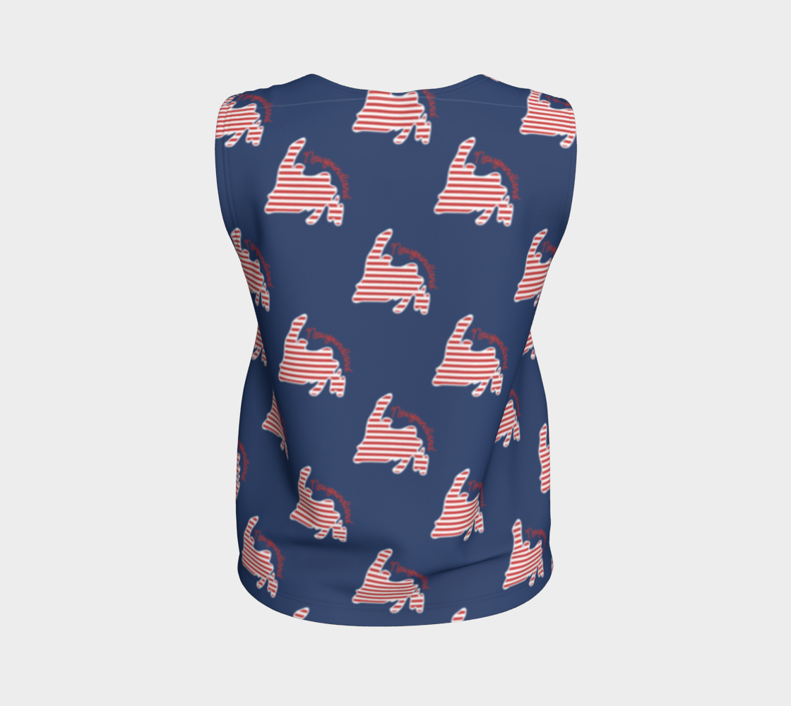 118 Navy NL Loose Tank Top