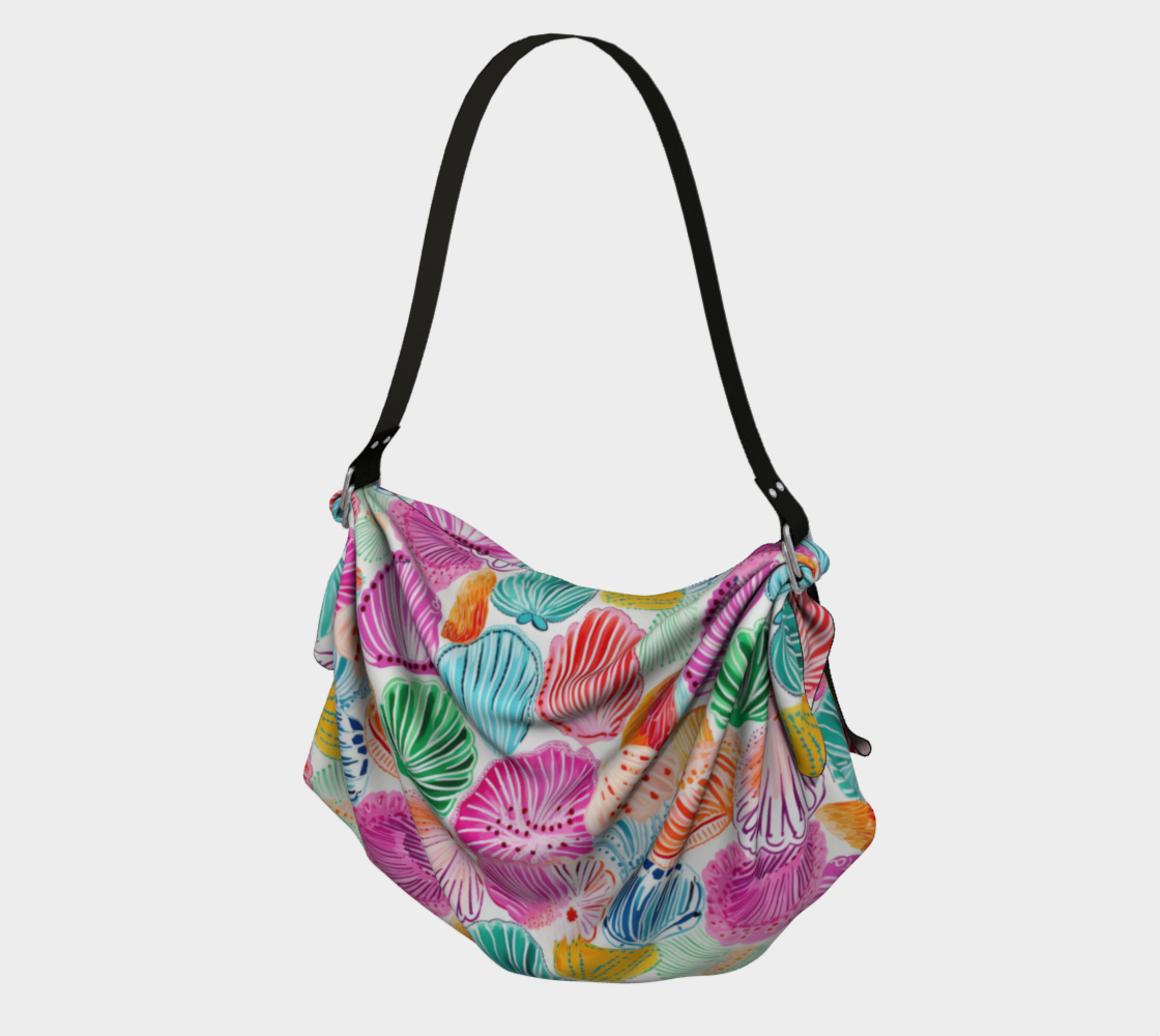 Colorful Shells Origami Tote