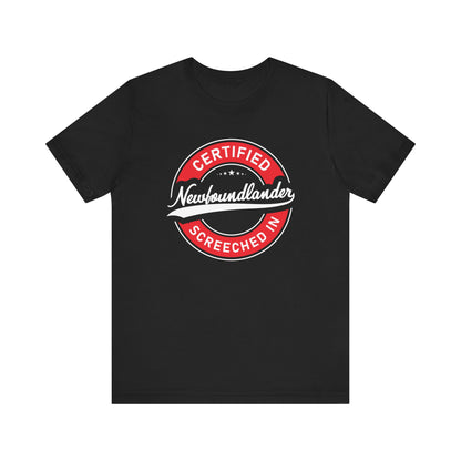 "Certified Newfoundlander:  Screeched In" T-Shirt