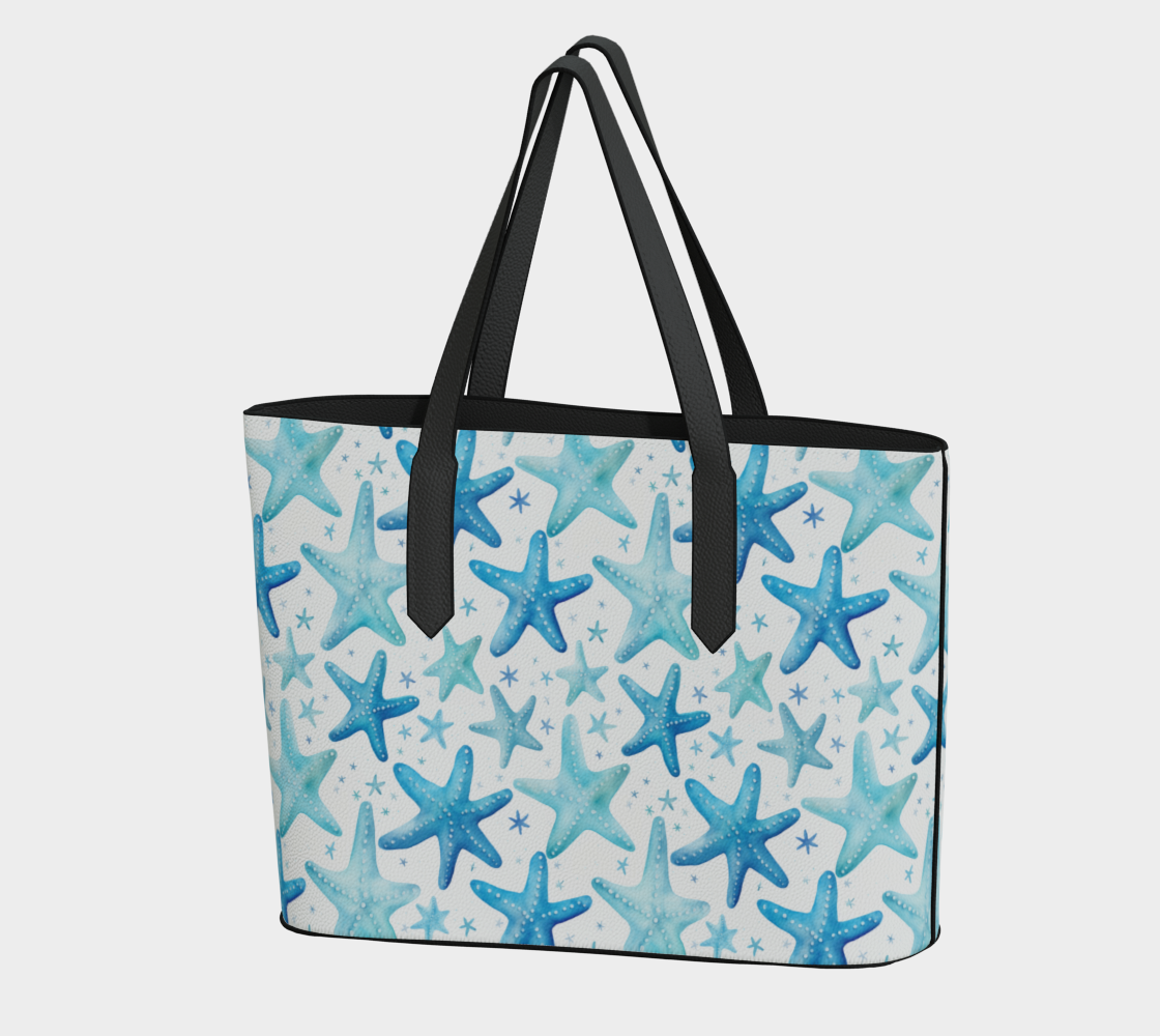 500 Starfish Vegan Leather Tote Bag