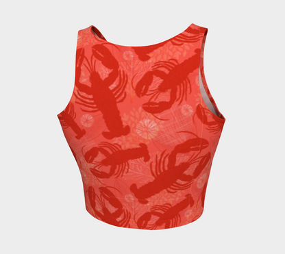 Red Lobster Athletic Crop Top
