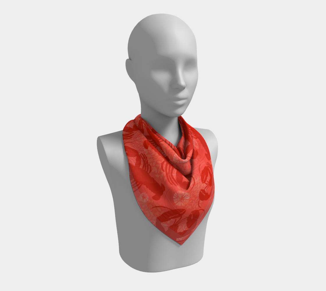 Red Lobster Scarf 132