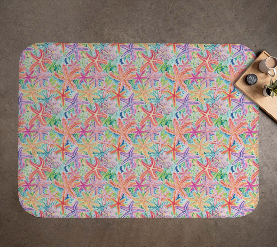 Multi Colored Starfish Blanket