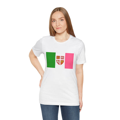 Newfoundland Flag with Coat of Arms T-Shirt