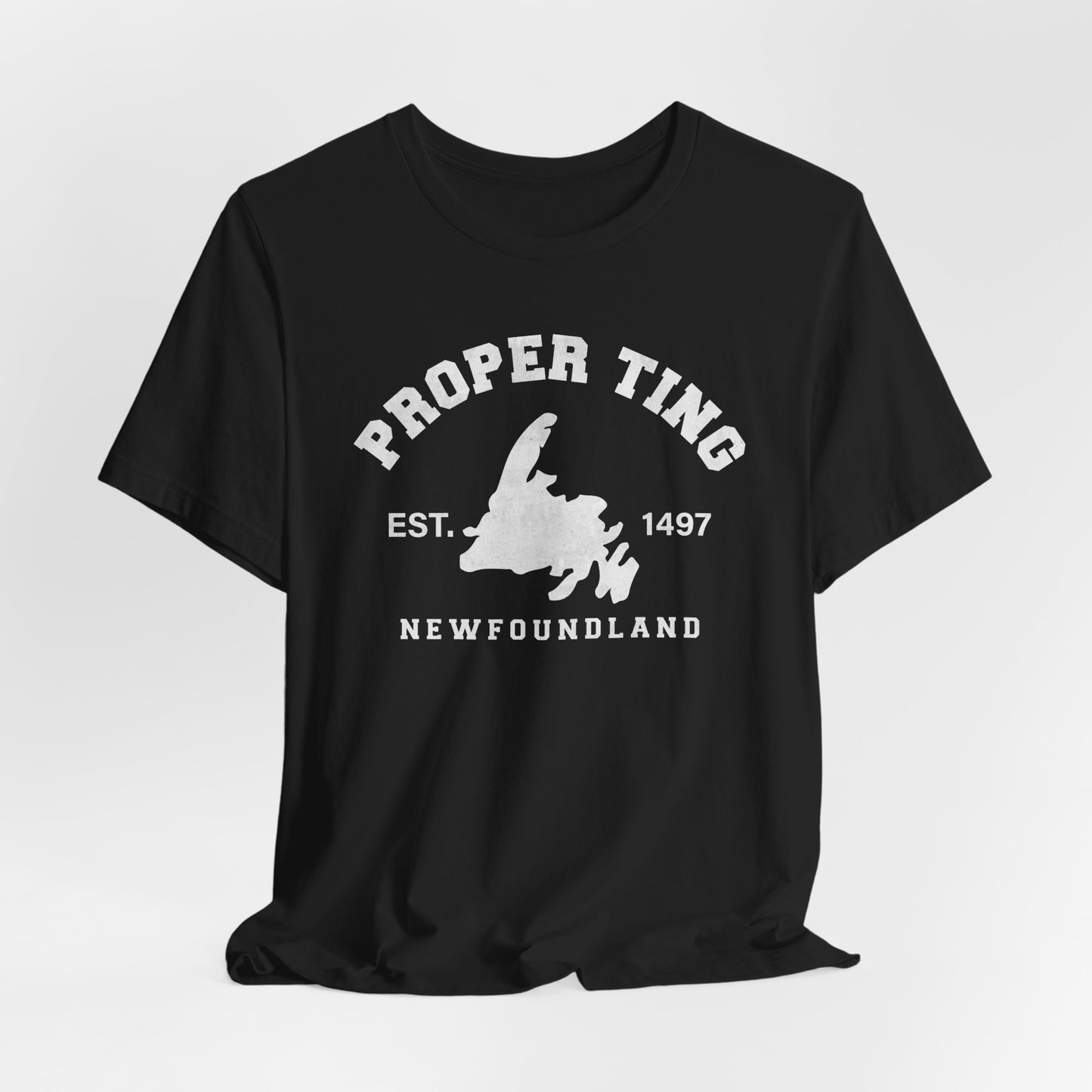 Proper Ting Newfoundland Est. 1497 T-Shirt