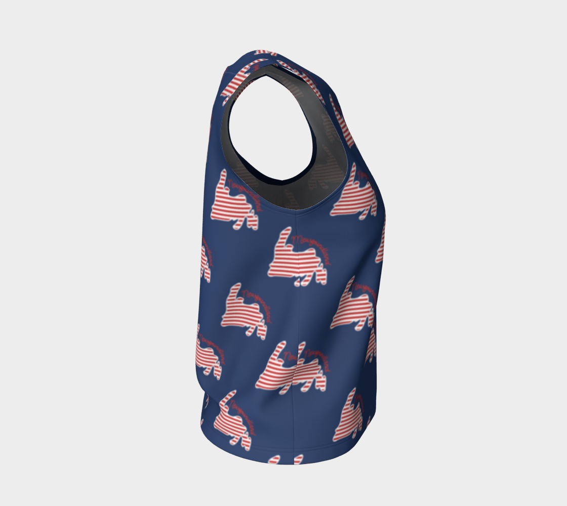 118 Navy NL Loose Tank Top