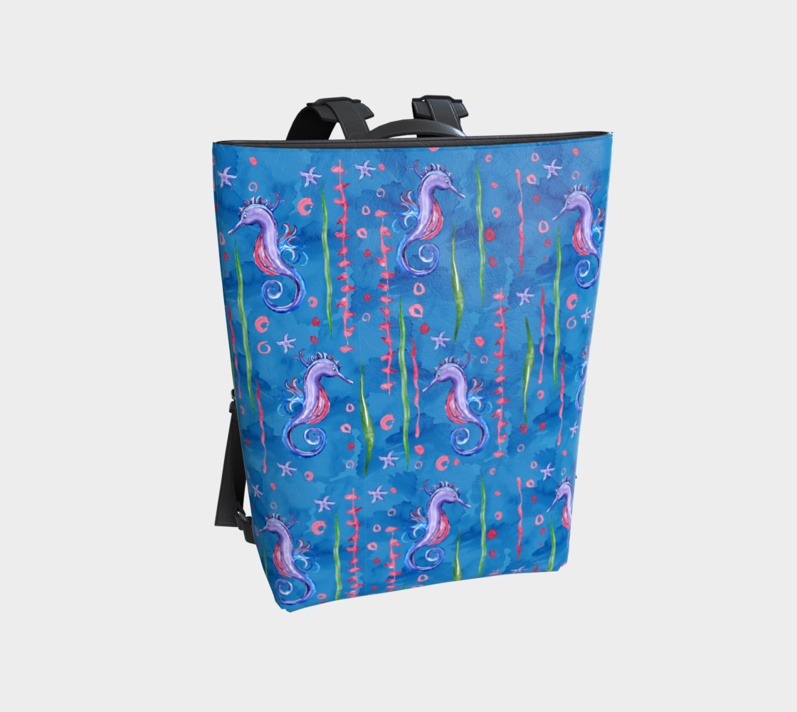 Seahorse Vegan Leather Backpack