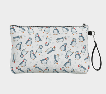 687 Puffin Vegan Leather Clutch Purse